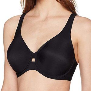 NWT Wacoal Women's First Instinct Full Figure Underwire bra, 42DD in black
